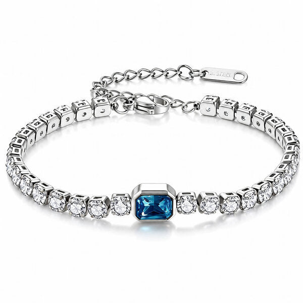 Azul Tennis Bracelet